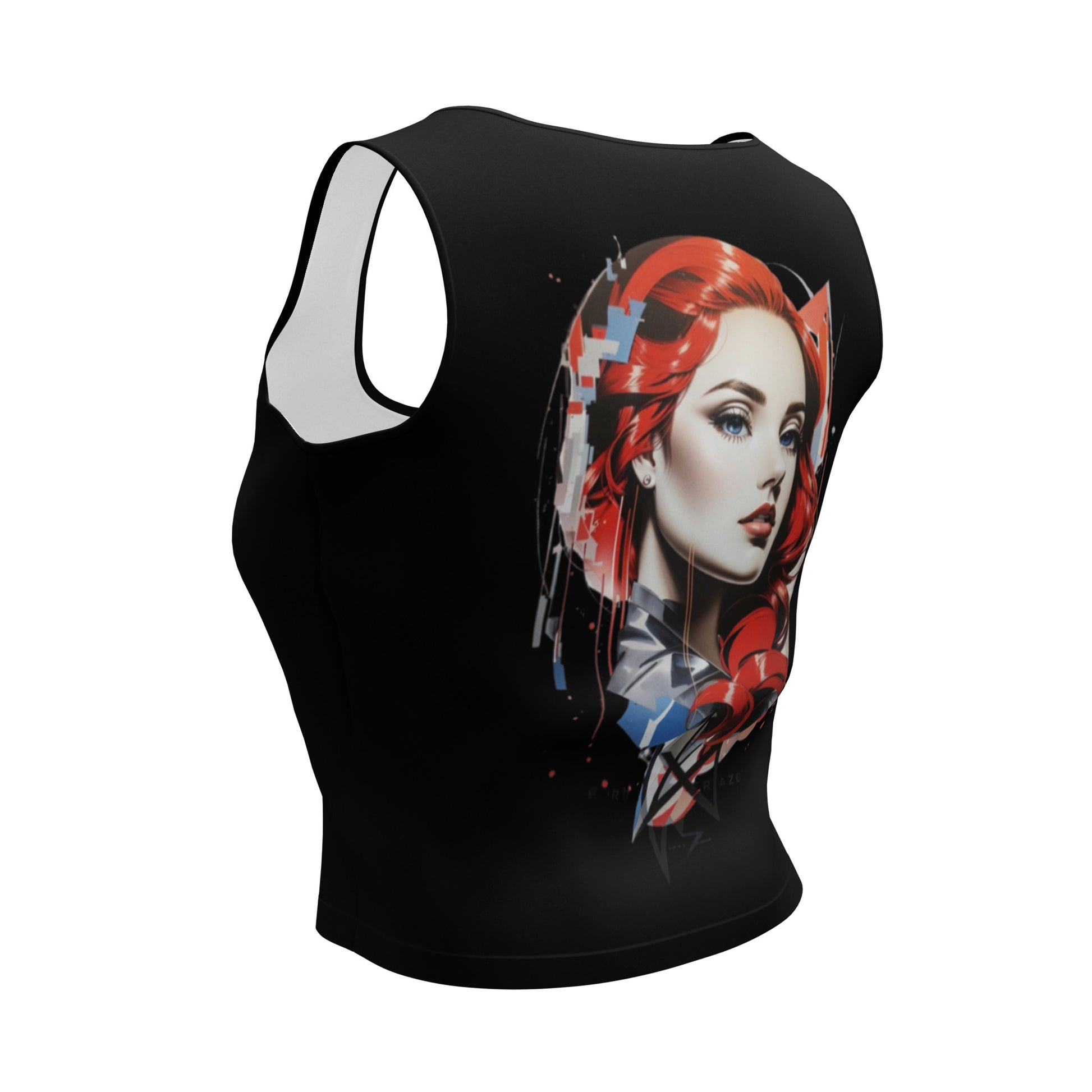 Design 1 // Women // Shirts // Croptop // Black - Viper-Size