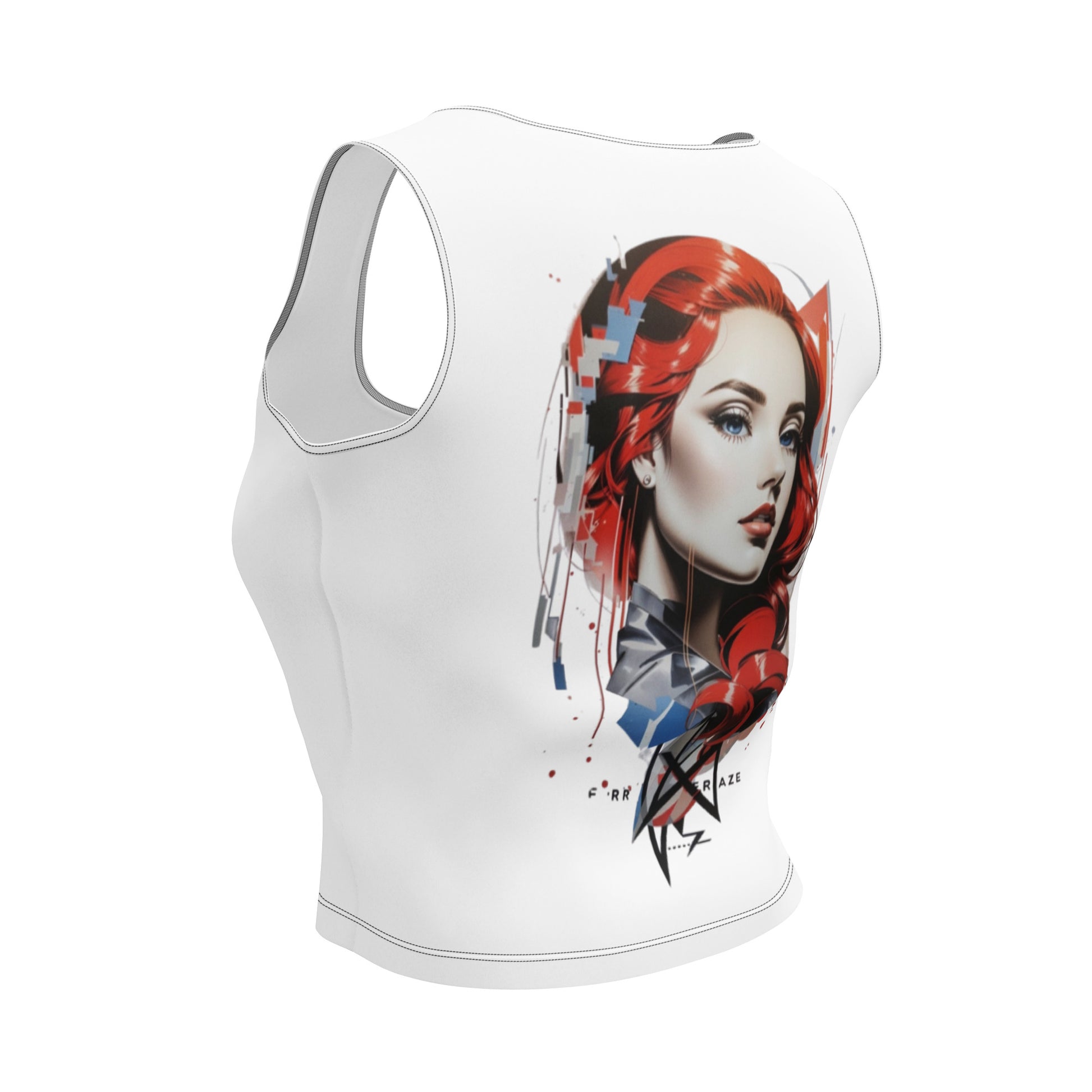 Design 1 // Women // Shirts // Croptop // White - Viper-Size