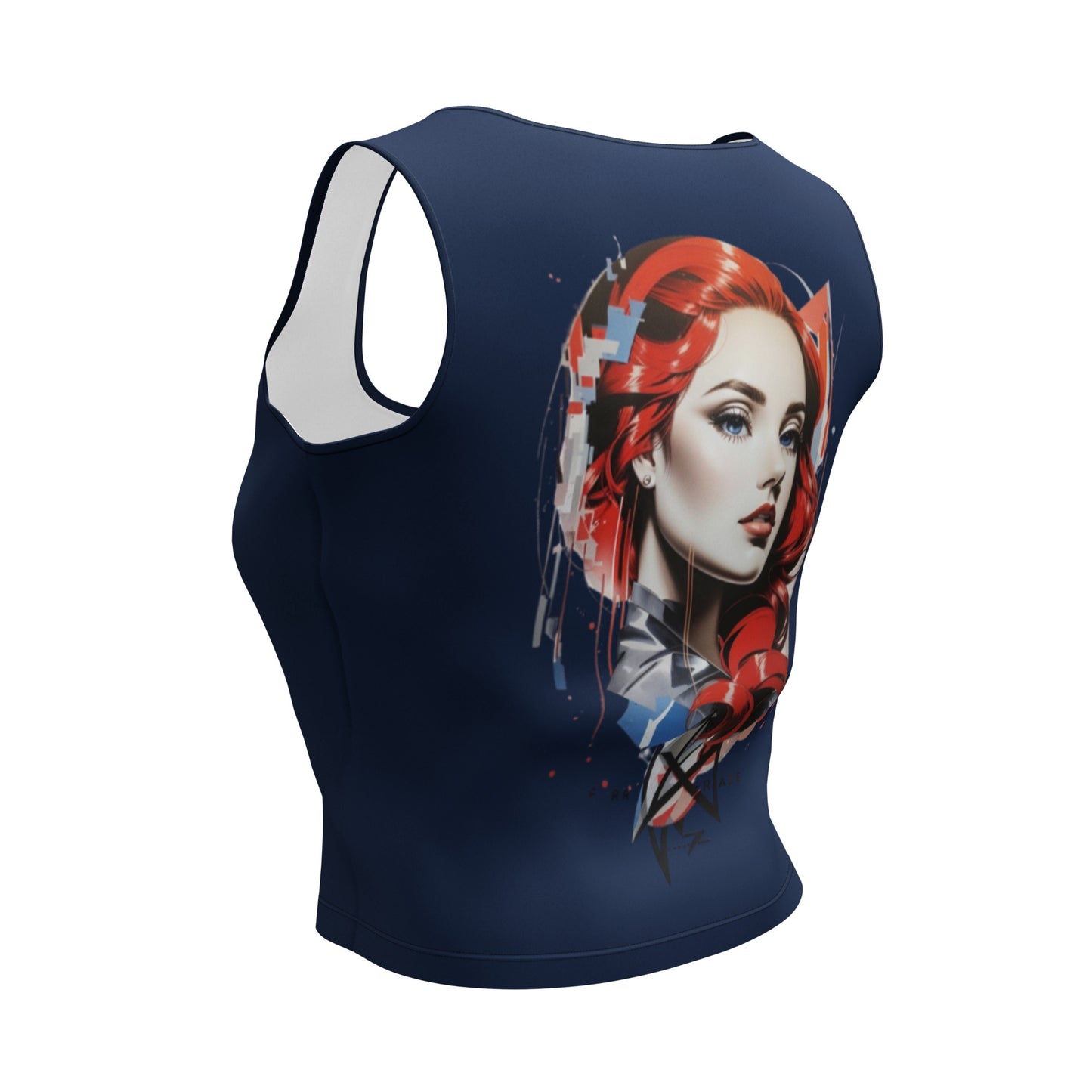 Design 1 // Women // Shirts // Croptop // Navy - Viper-Size