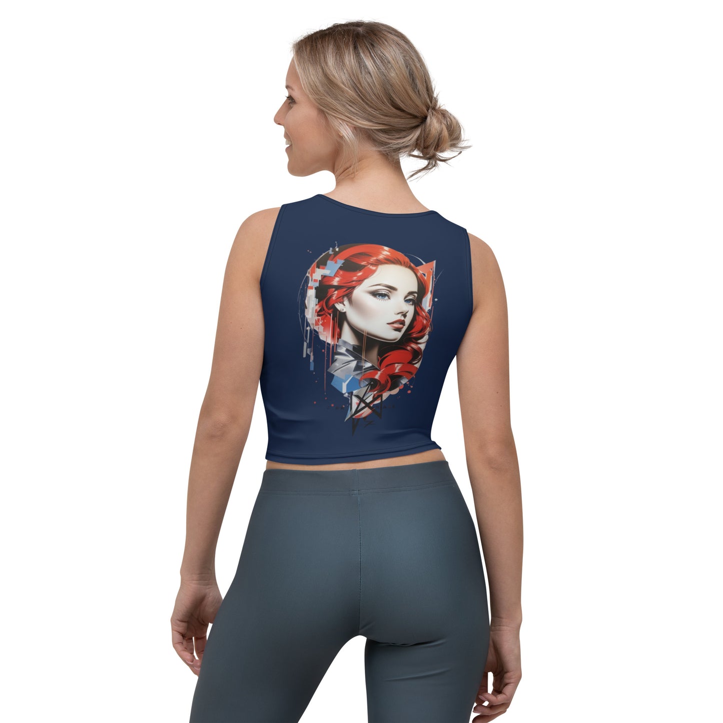 Design 1 // Women // Shirts // Croptop // Navy - Viper-Size