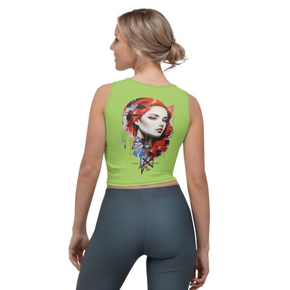 Design 1 // Women // Shirts // Croptop // Green - Viper-Size