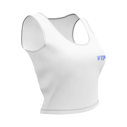 Design 1 // Women // Shirts // Croptop // White // Front 3 - Viper-Size