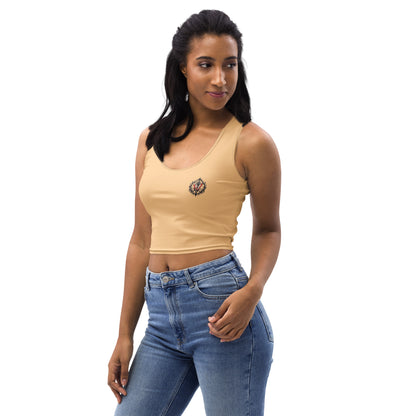 Design 1 // Women // Shirts // Croptop // Beige // Front 4 - Viper-Size