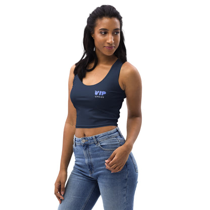 Design 1 // Women // Shirts // Croptop // Navy // Front 3 - Viper-Size