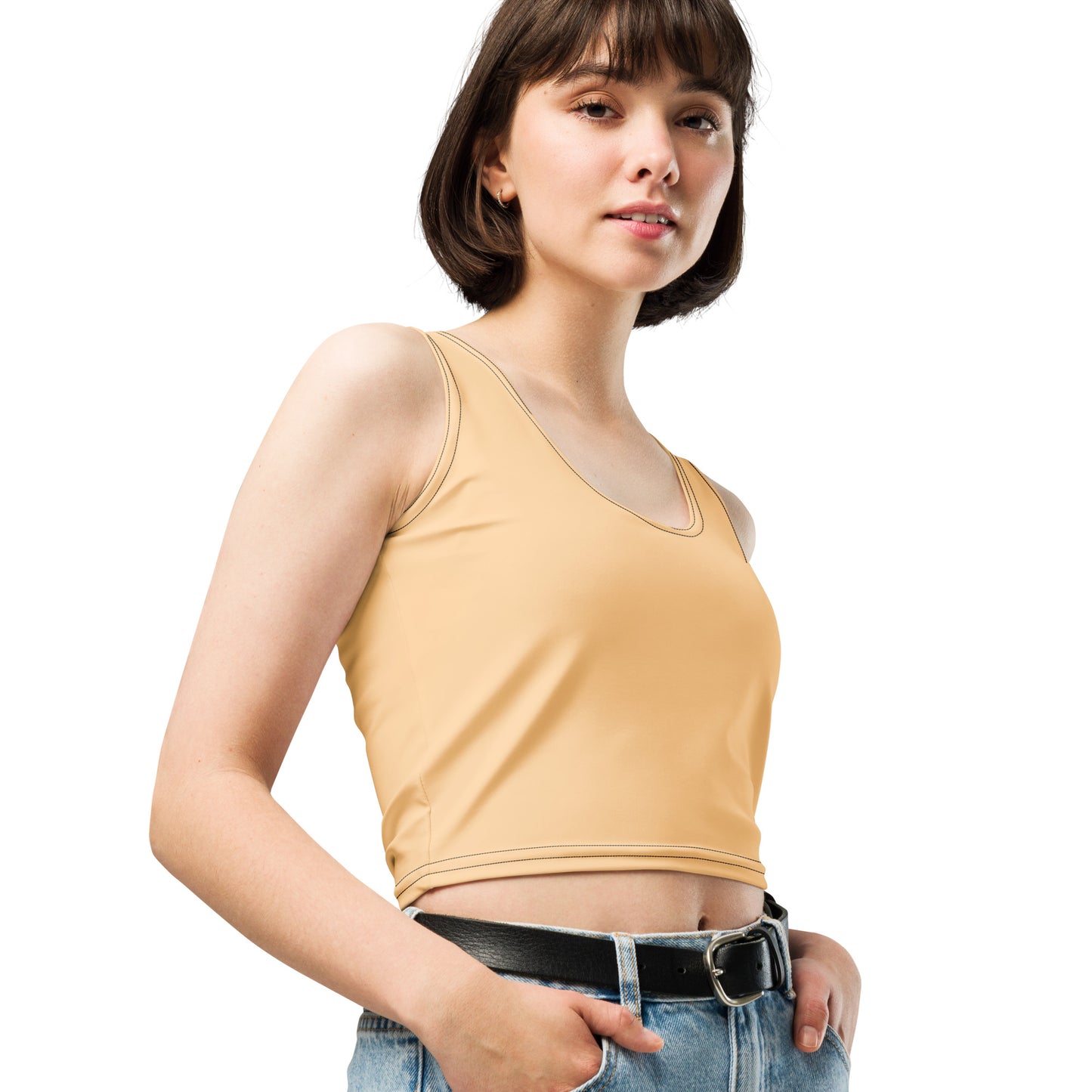 Design 1 // Women // Shirts // Croptop // Beige - Viper-Size