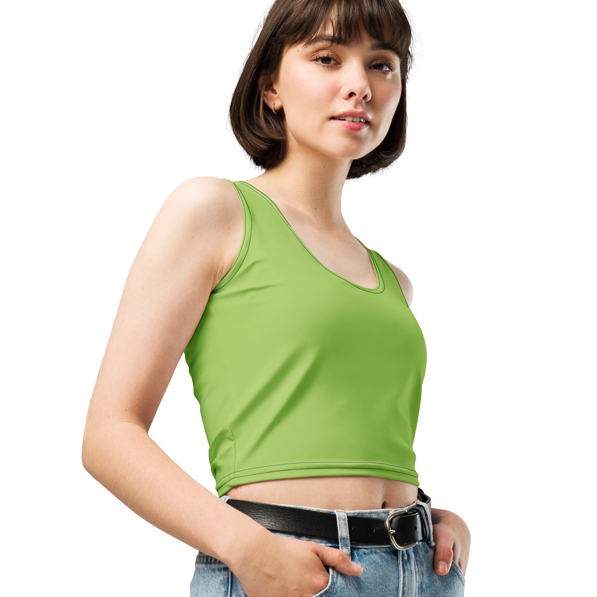 Design 1 // Women // Shirts // Croptop // Green - Viper-Size