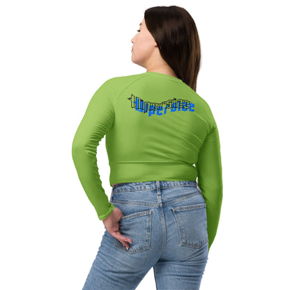 Design 2 // Women // Shirts // Long-sleeve Croptop // Green