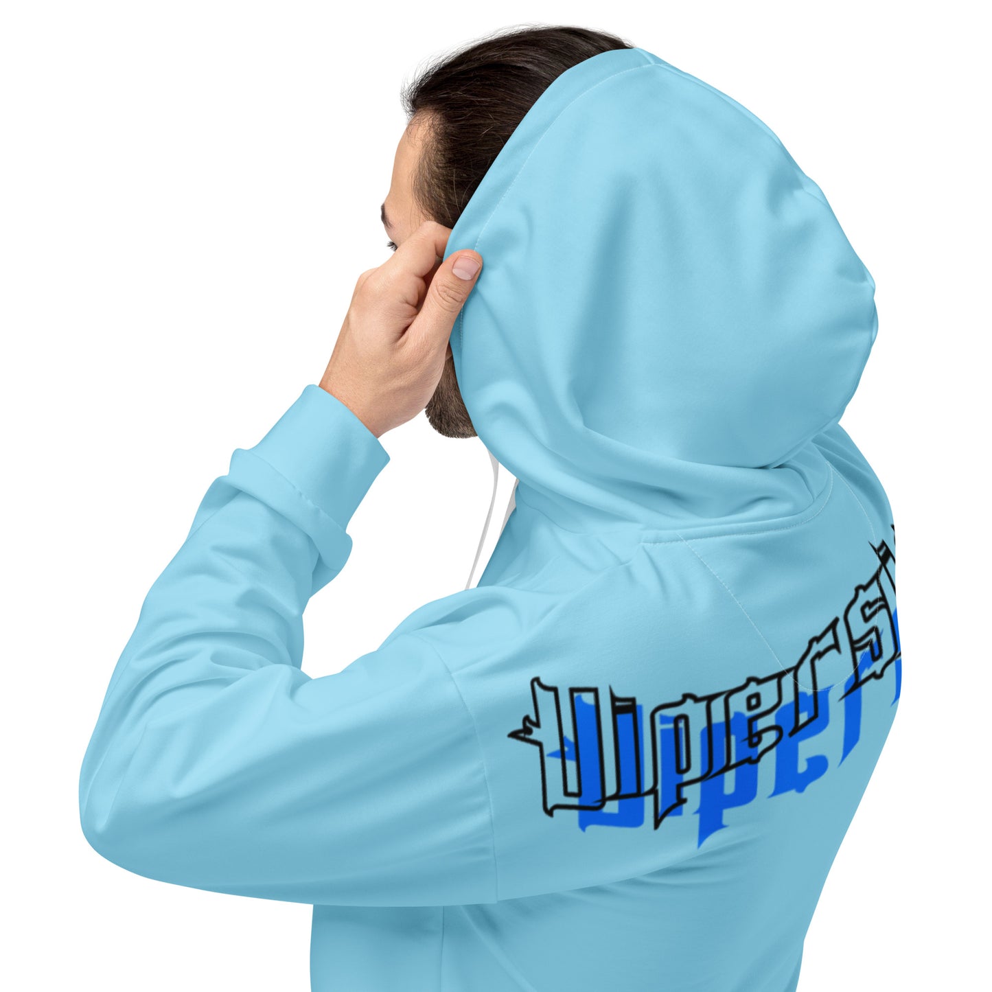 Design 2 // Unisex // Hoodies // Pulli // Blue // Front 3