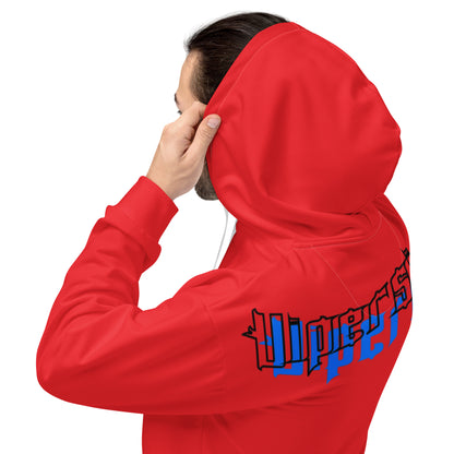 Design 2 // Unisex // Hoodies // Pulli // Red // Front 1