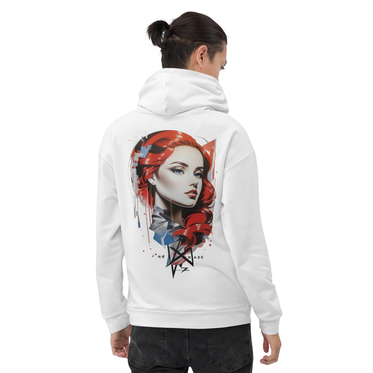 Design 1 // Unisex // Hoodies // Pulli // White // Front 1 - Viper-Size