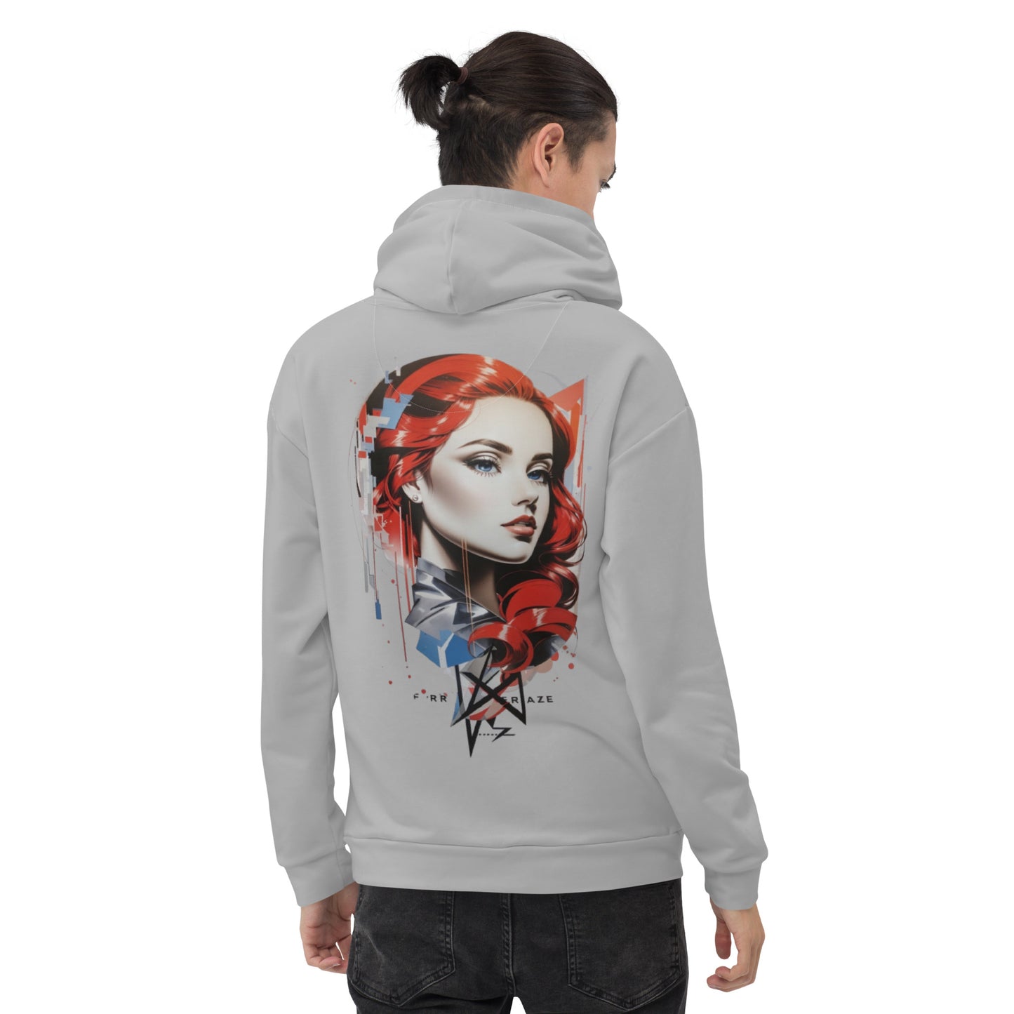 Design 1 // Unisex // Hoodies // Pulli // Grey // Front 1