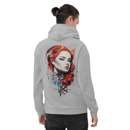 Design 1 // Unisex // Hoodies // Pulli // Grey // Front 1