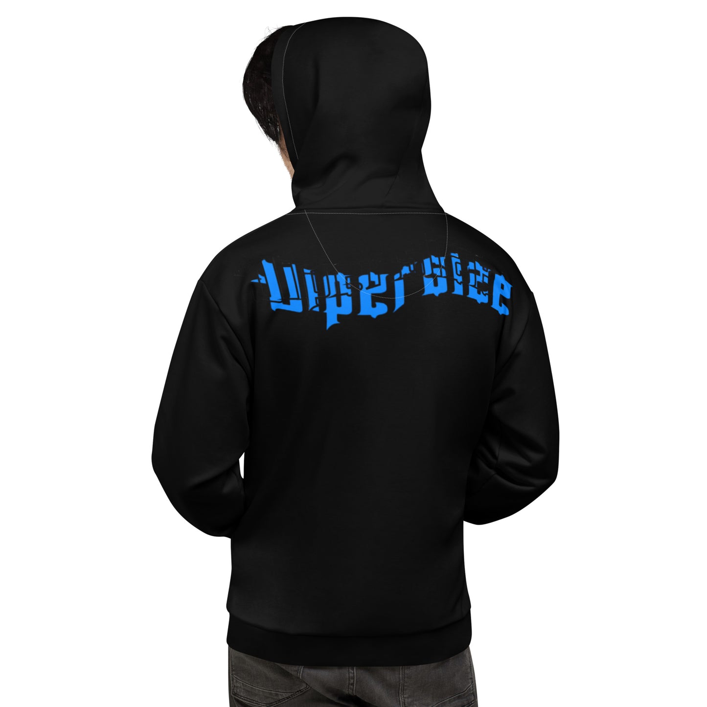 Design 2 // Unisex // Hoodies // Pulli // Black // Front 4