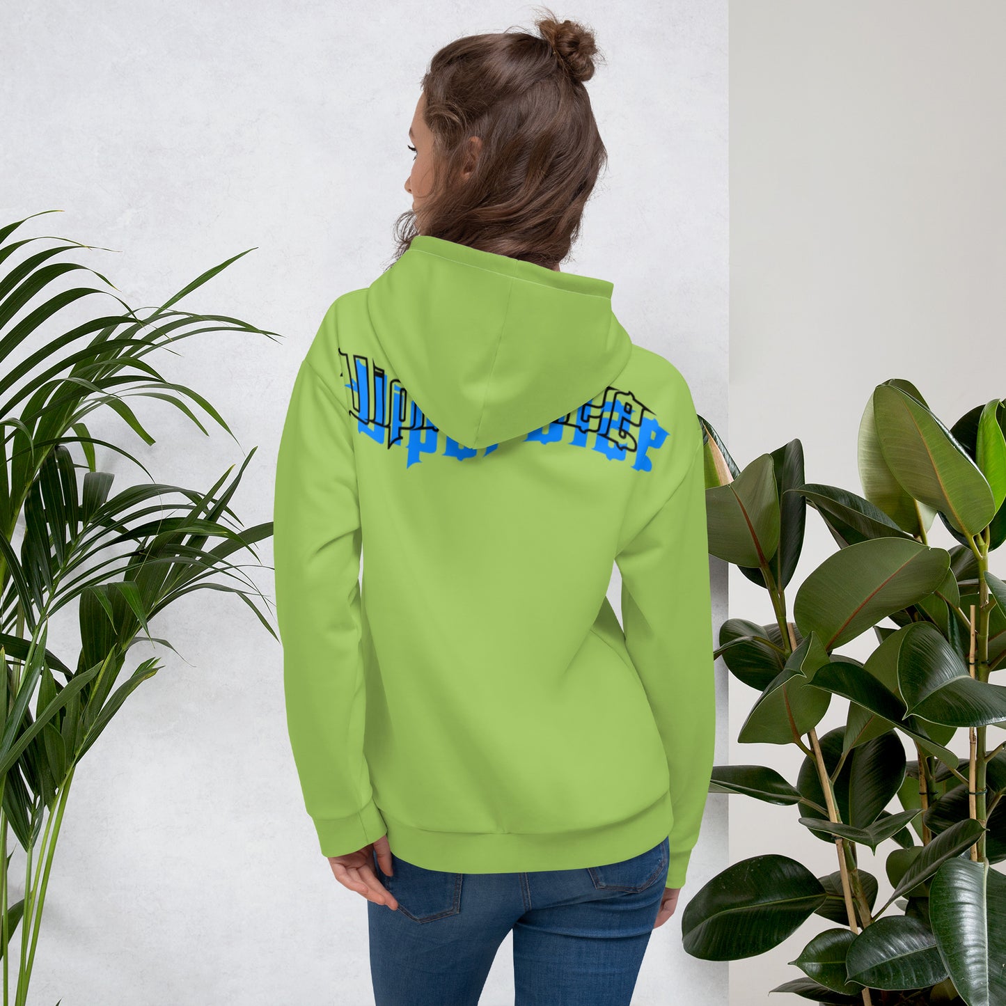 Design 2 // Unisex // Hoodies // Pulli // Green // Front 1