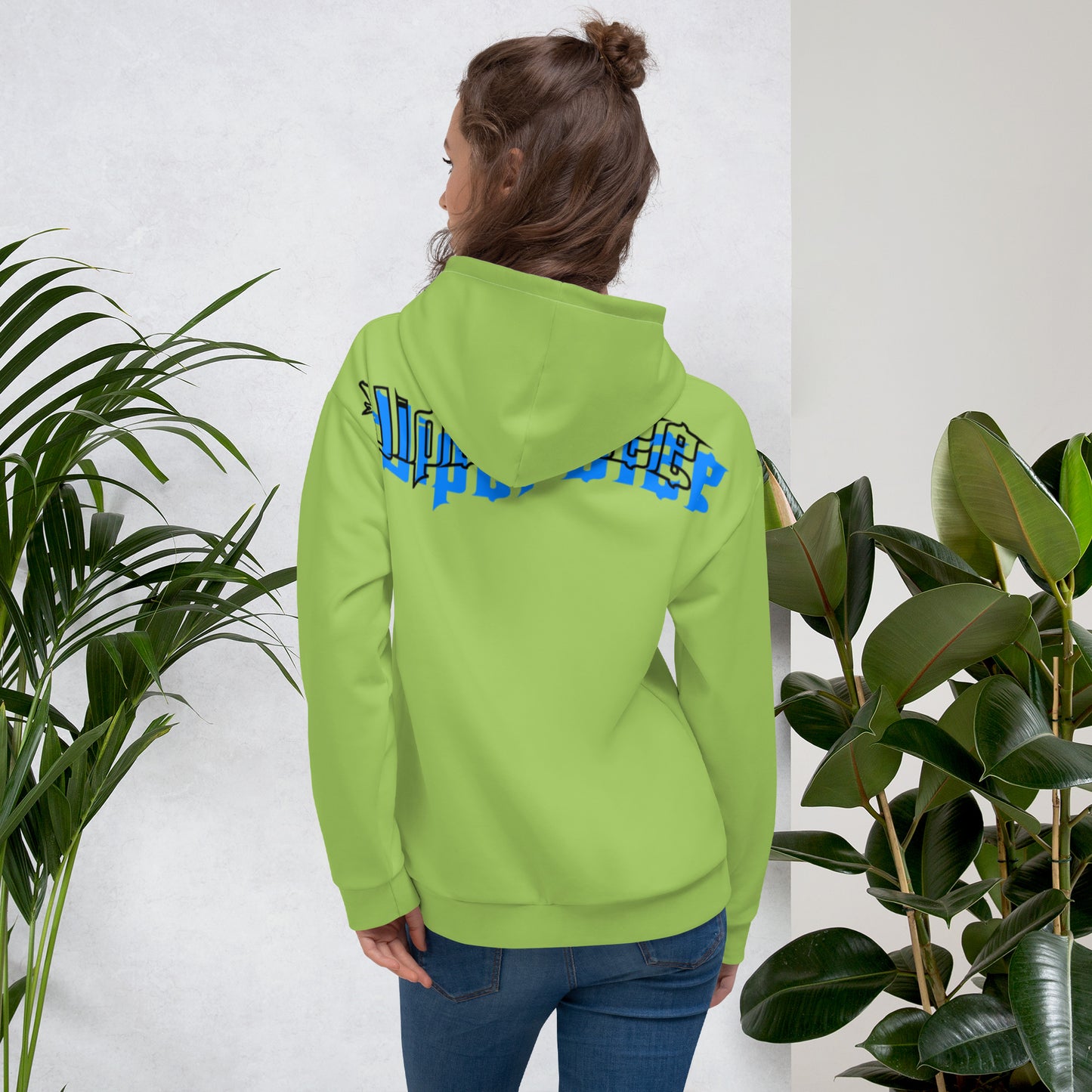 Design 2 // Unisex // Hoodies // Pulli // Green // Front 3