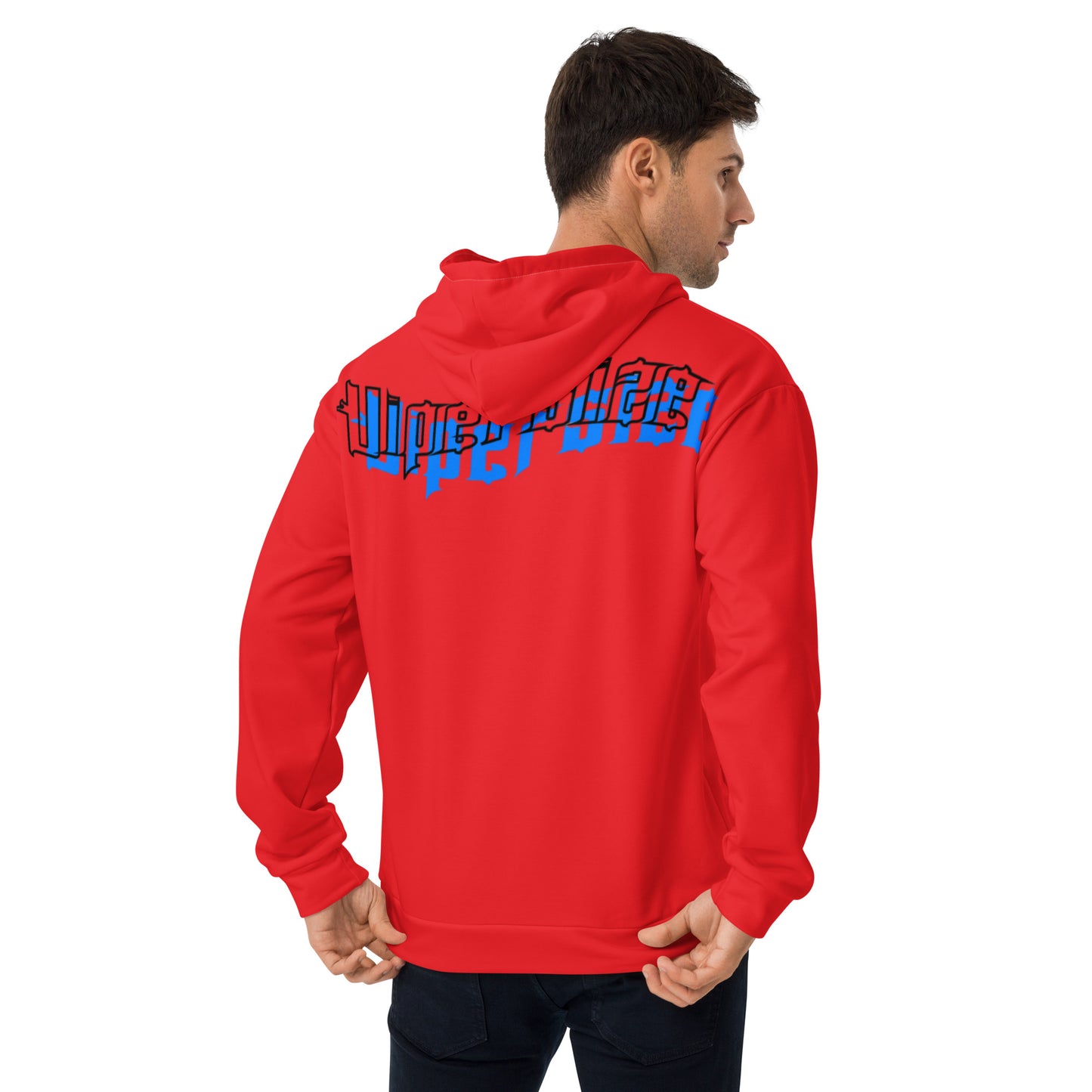 Design 2 // Unisex // Hoodies // Pulli // Red // Front 1