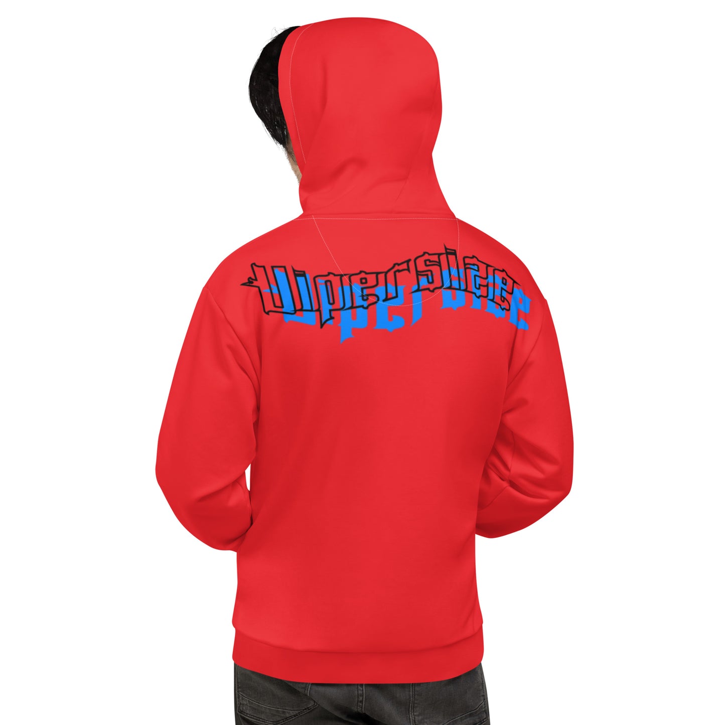 Design 2 // Unisex // Hoodies // Pulli // Red // Front 1