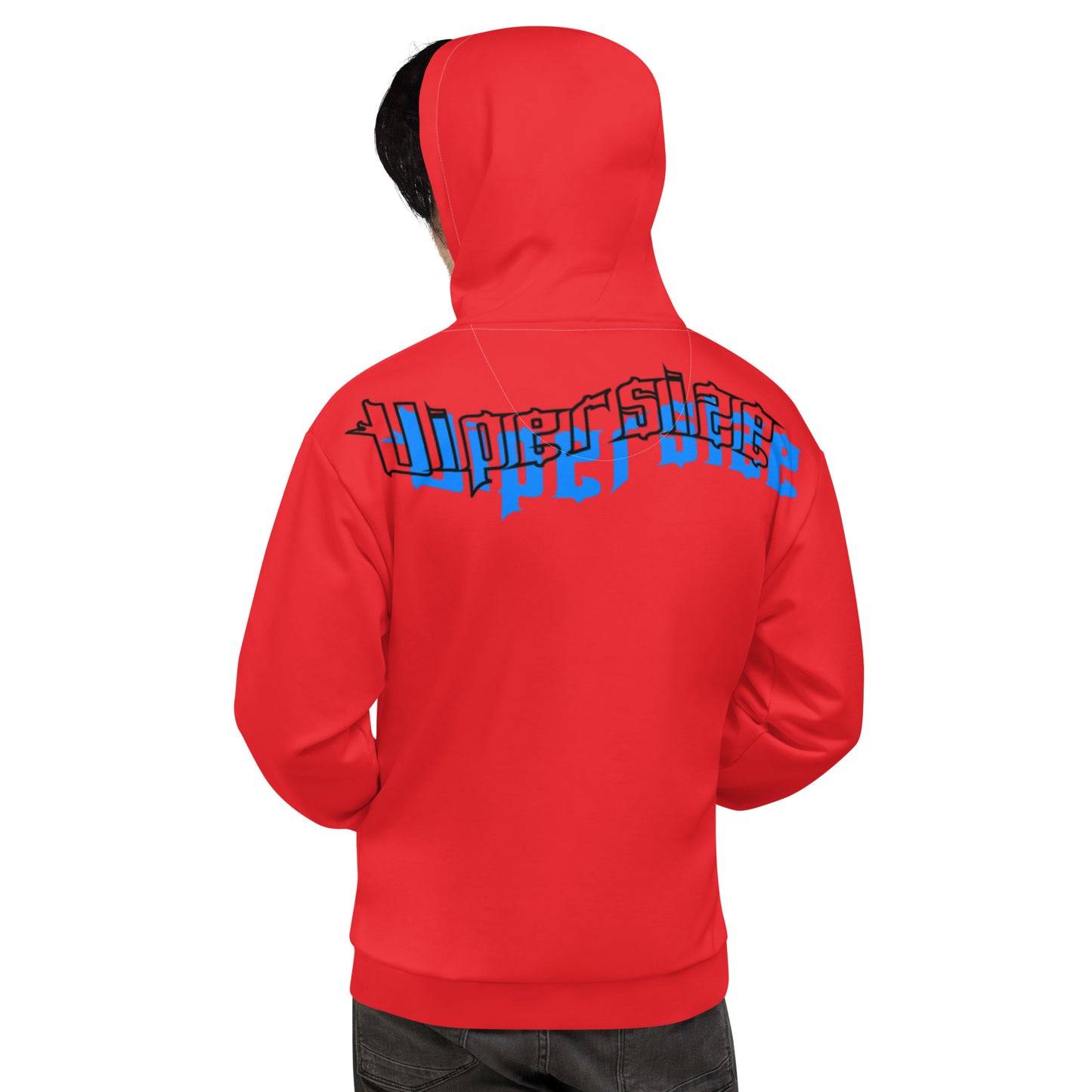 Design 2 // Unisex // Hoodies // Pulli // Red // Front 3