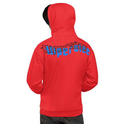 Design 2 // Unisex // Hoodies // Pulli // Red // Front 4