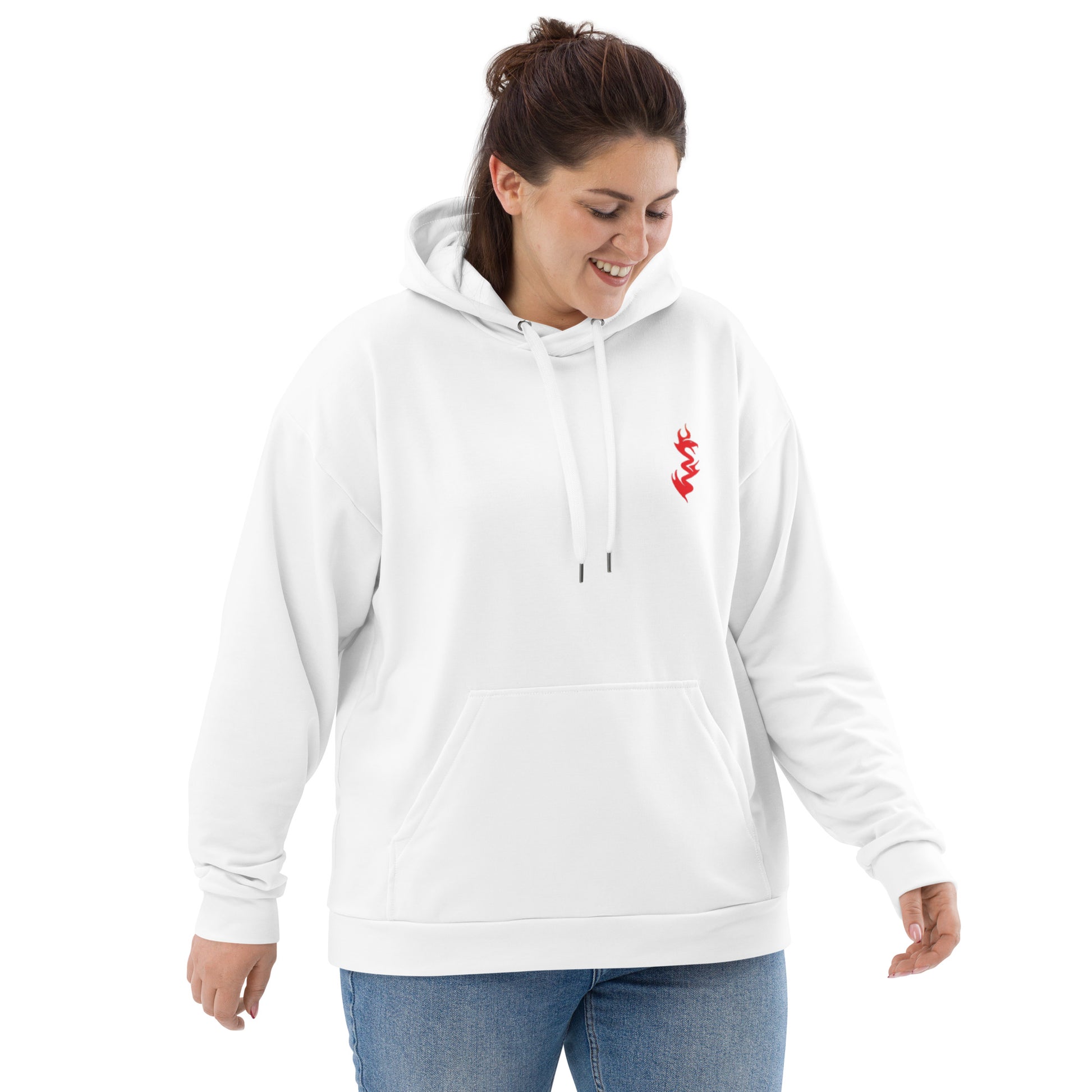 Design 1 // Unisex // Hoodies // Pulli // White // Front 1 - Viper-Size