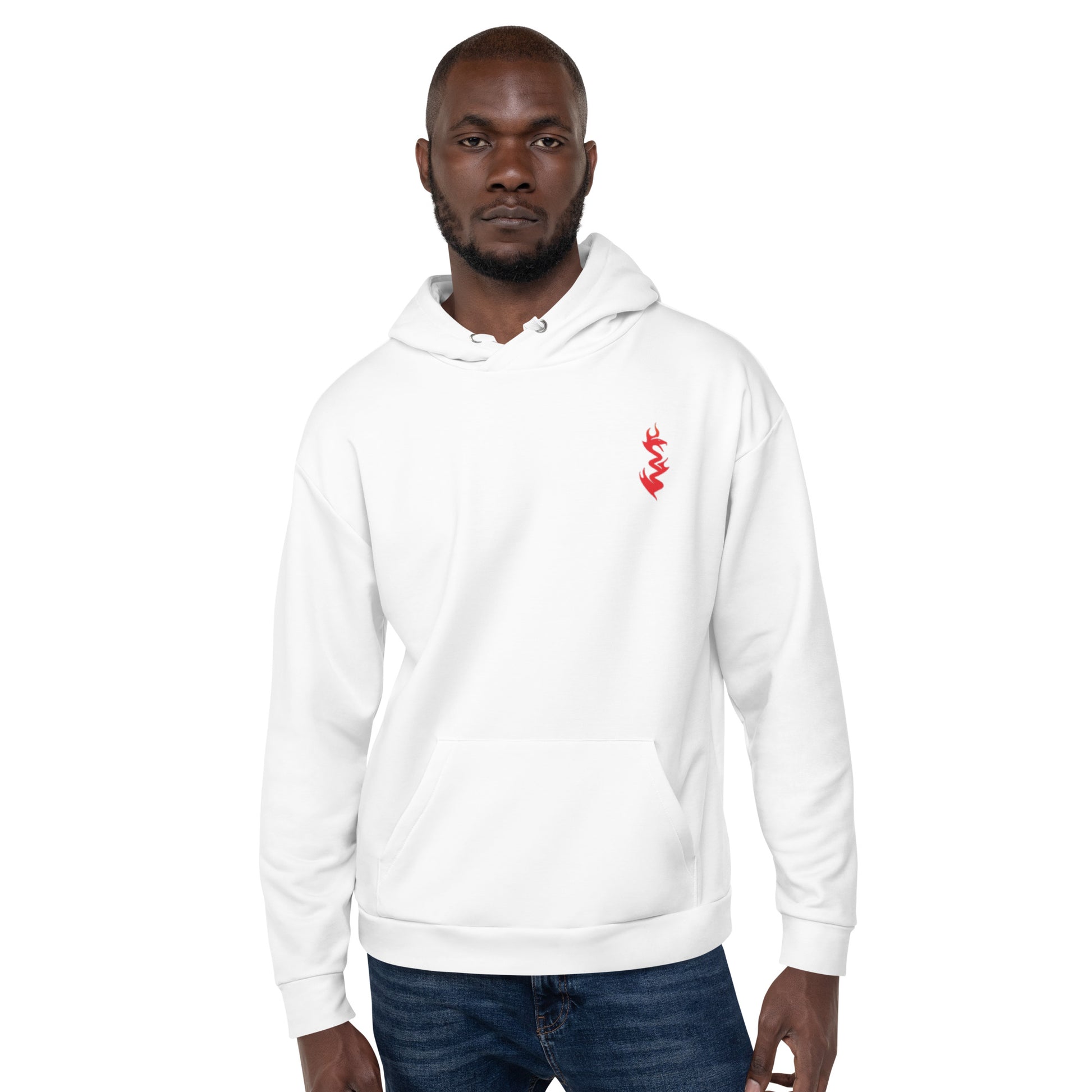 Design 1 // Unisex // Hoodies // Pulli // White // Front 1 - Viper-Size