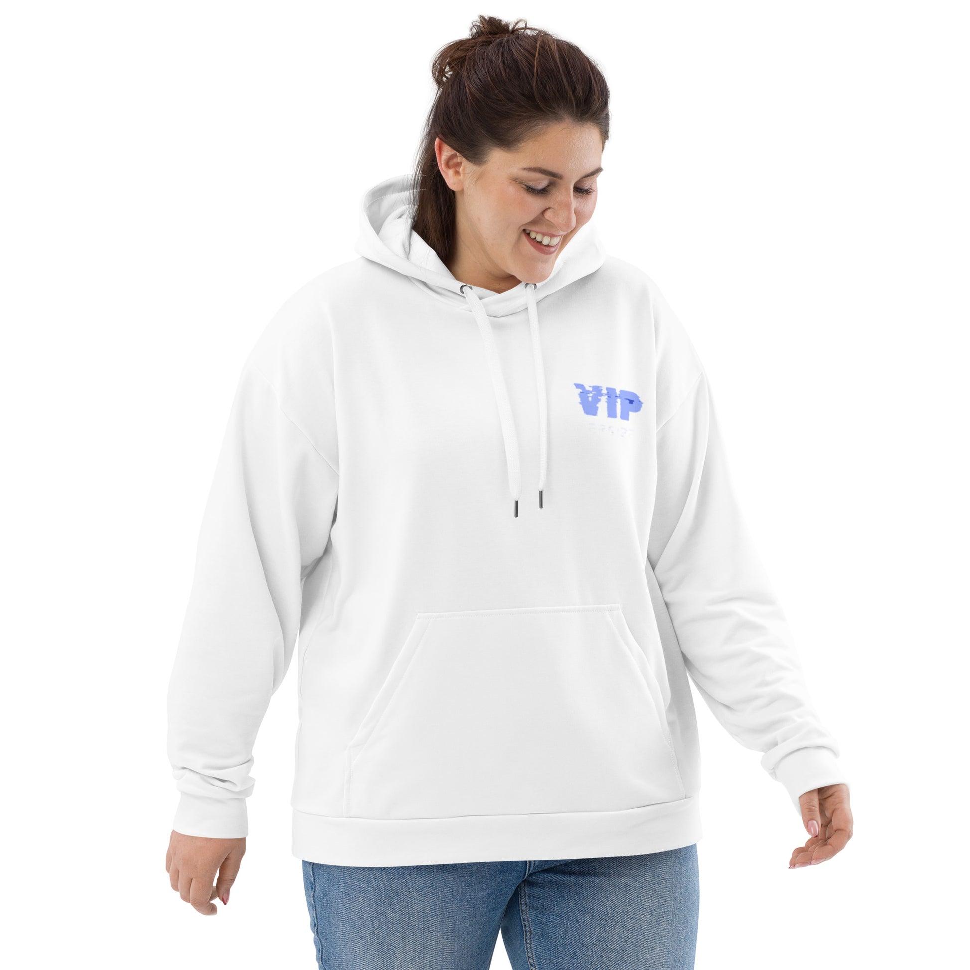 Design 1 // Unisex // Hoodies // Pulli // White // Front 3 - Viper-Size