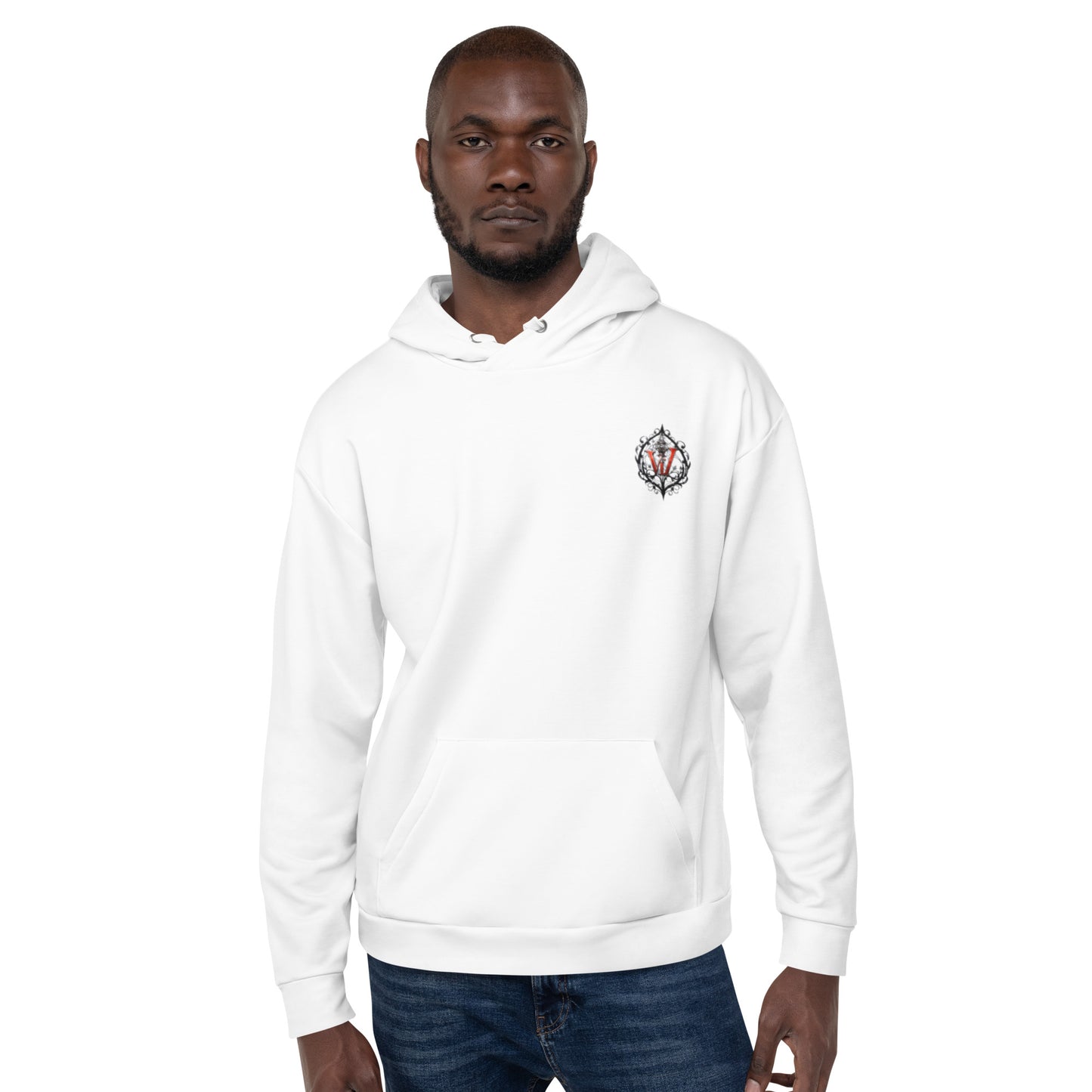 Design 1 // Unisex // Hoodies // Pulli // White // Front 4 - Viper-Size