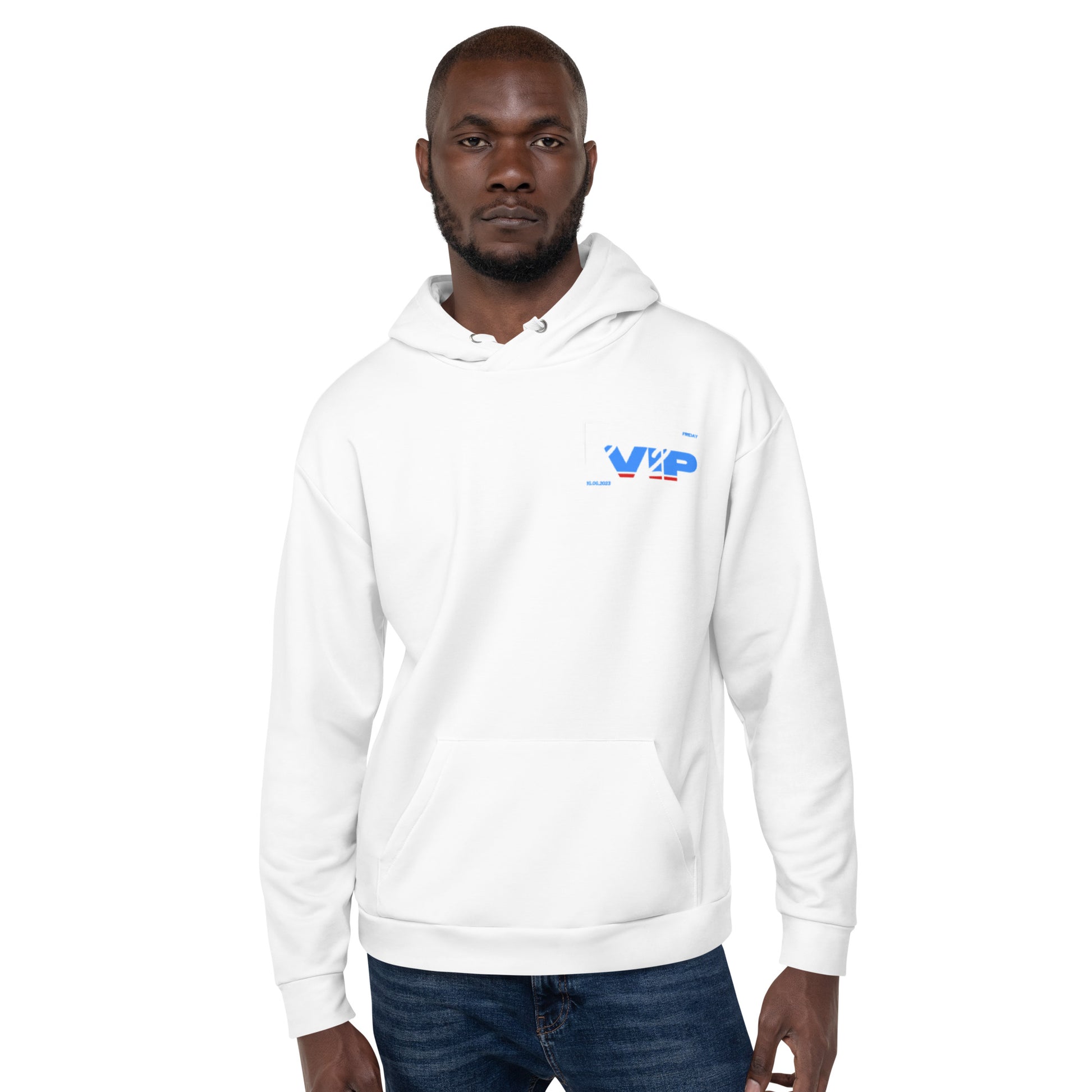 Design 1 // Unisex // Hoodies // Pulli // White // Front 5 - Viper-Size