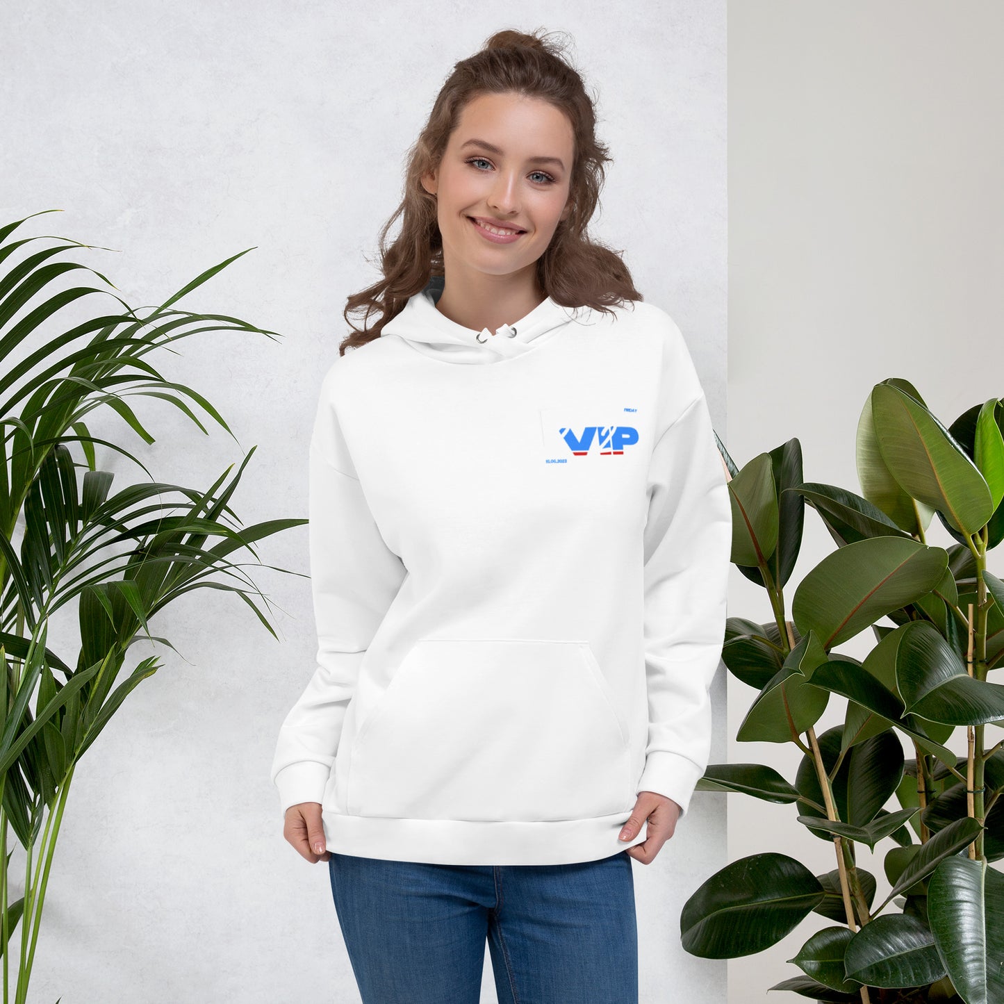 Design 1 // Unisex // Hoodies // Pulli // White // Front 5 - Viper-Size