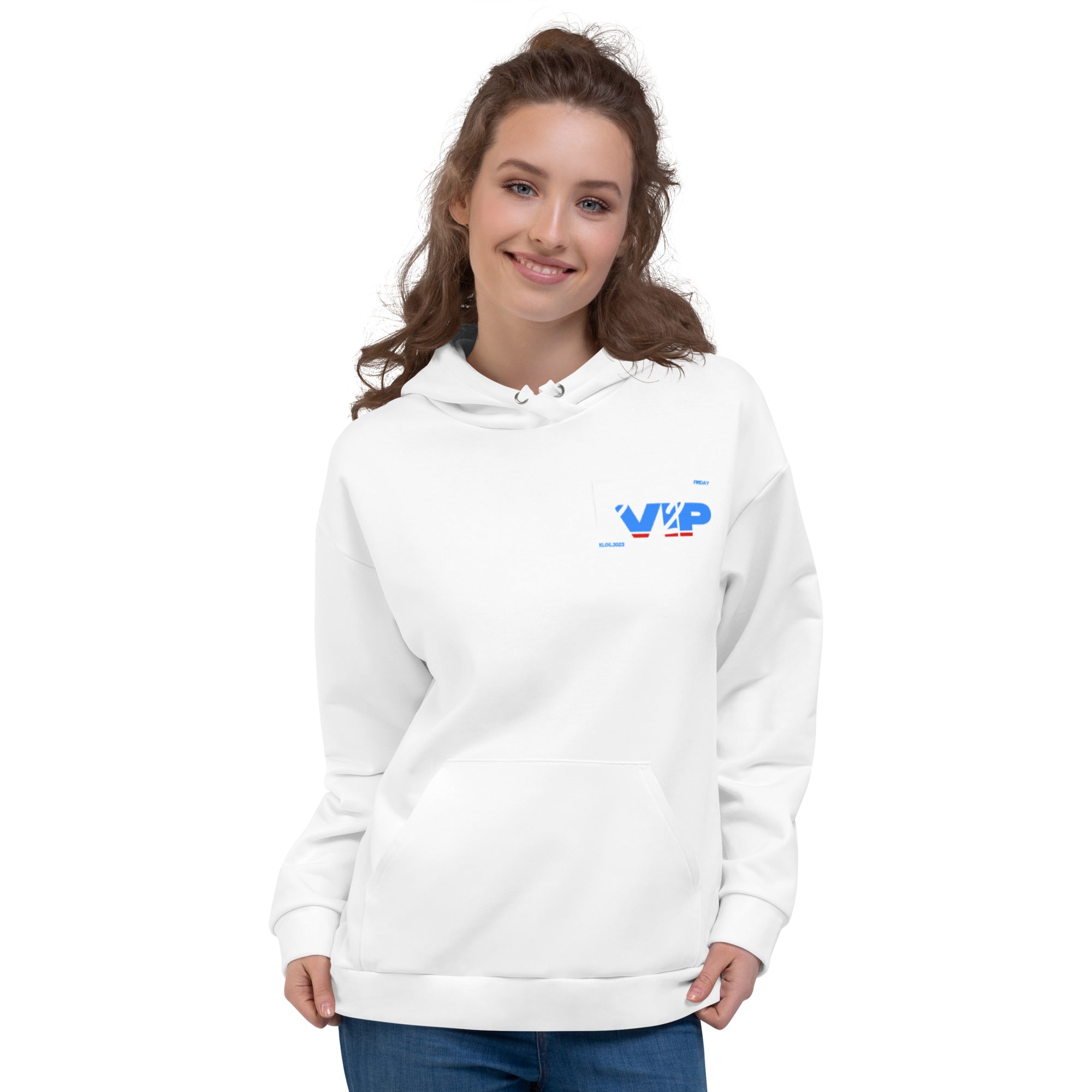 Design 1 // Unisex // Hoodies // Pulli // White // Front 5 - Viper-Size