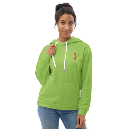 Design 1 // Unisex // Hoodies // Pulli // Green // Front 1