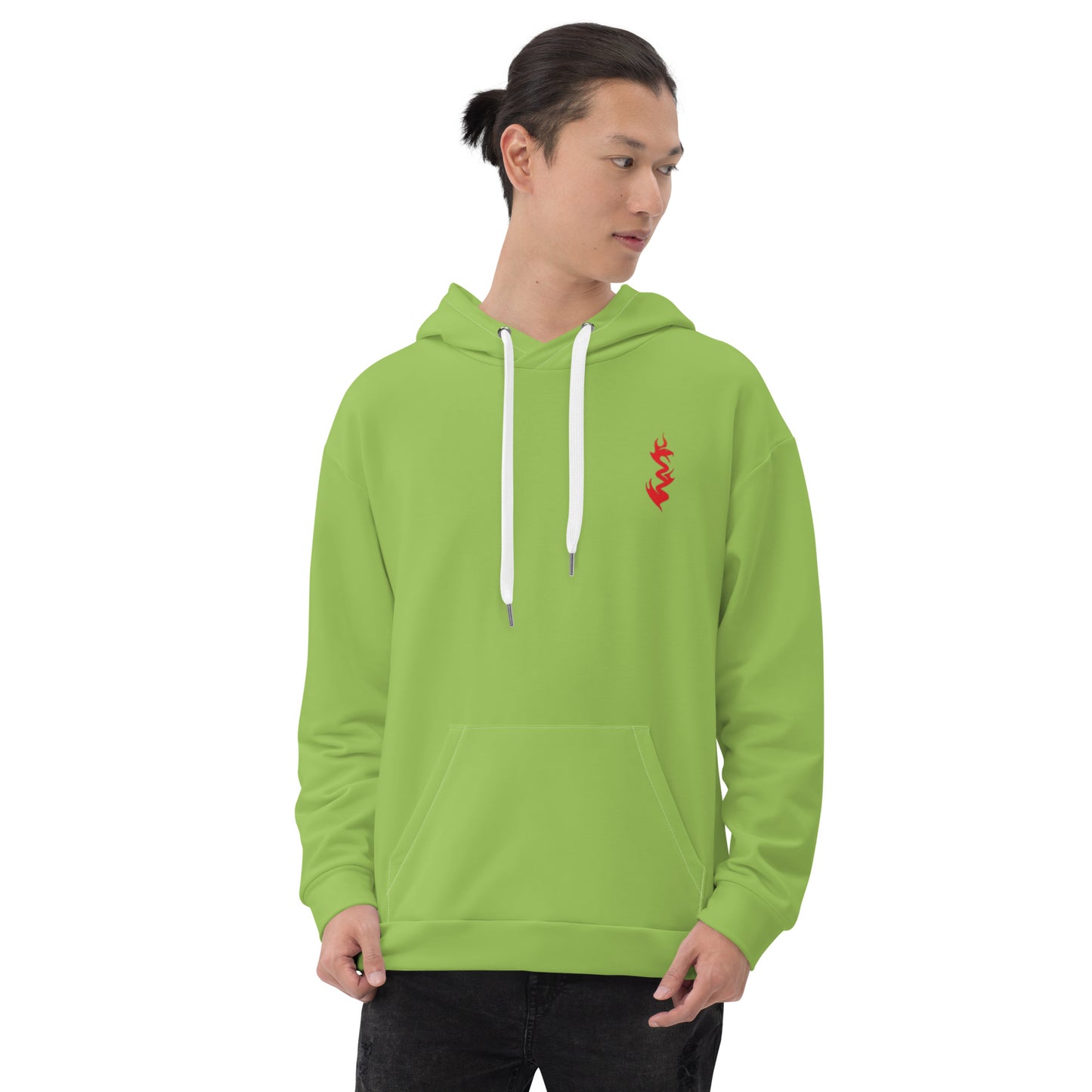 Design 1 // Unisex // Hoodies // Pulli // Green // Front 1