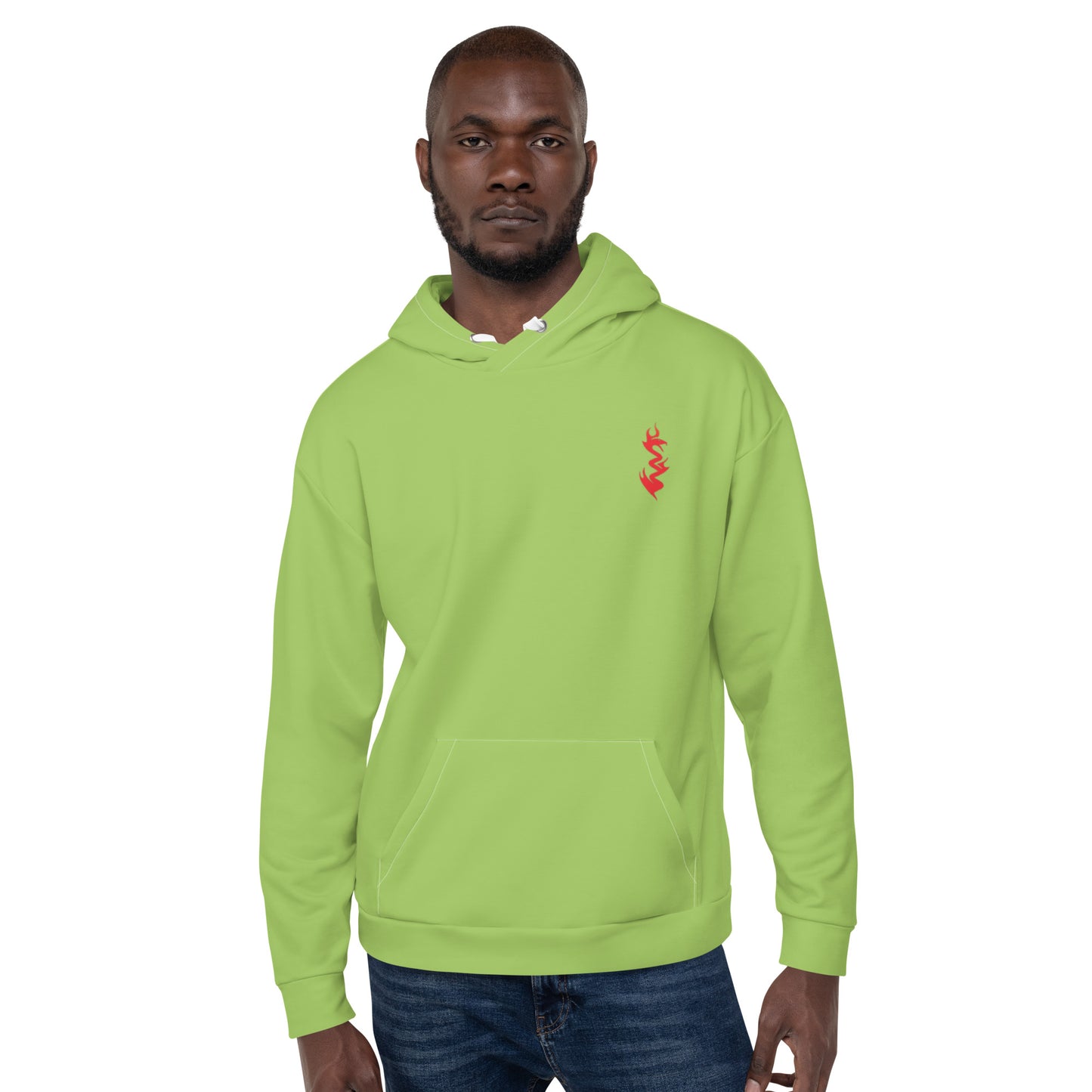 Design 1 // Unisex // Hoodies // Pulli // Green // Front 1