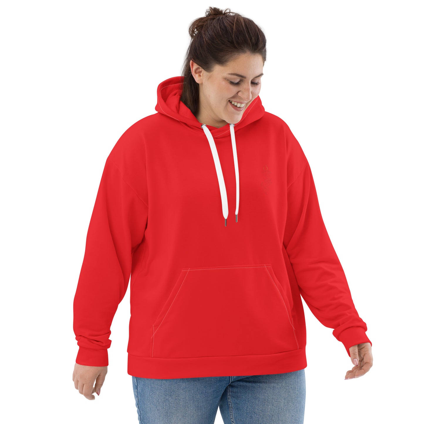 Design 1 // Unisex // Hoodies // Pulli // Red // Front 1