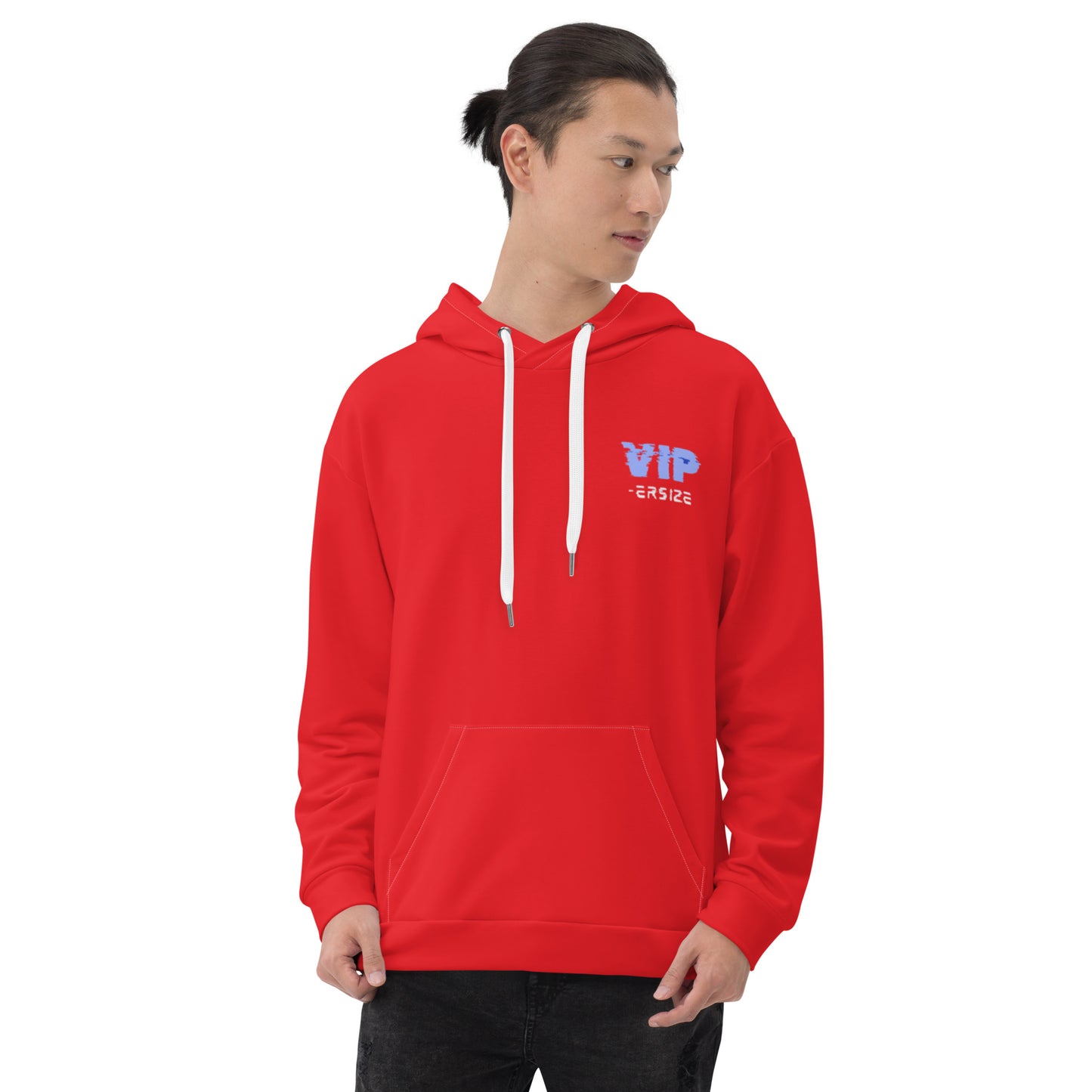 Design 1 // Unisex // Hoodies // Pulli // Red // Front 3