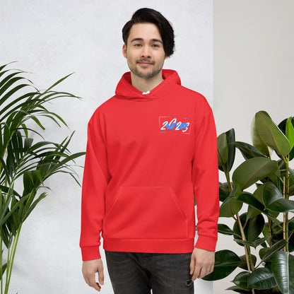 Design 1 // Unisex // Hoodies // Pulli // Red // Front 5