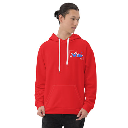 Design 2 // Unisex // Hoodies // Pulli // Red // Front 5