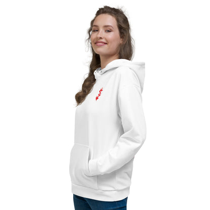 Design 1 // Unisex // Hoodies // Pulli // White // Front 1 - Viper-Size