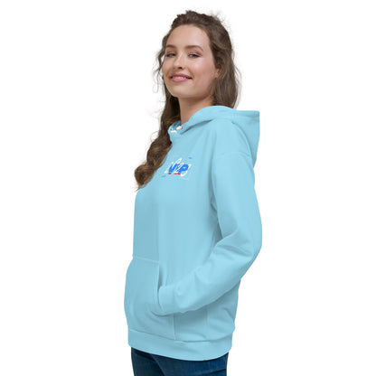 Design 1 // Unisex // Hoodies // Pulli // Blue // Front 5