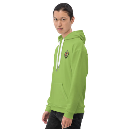 Design 1 // Unisex // Hoodies // Pulli // Green // Front 4