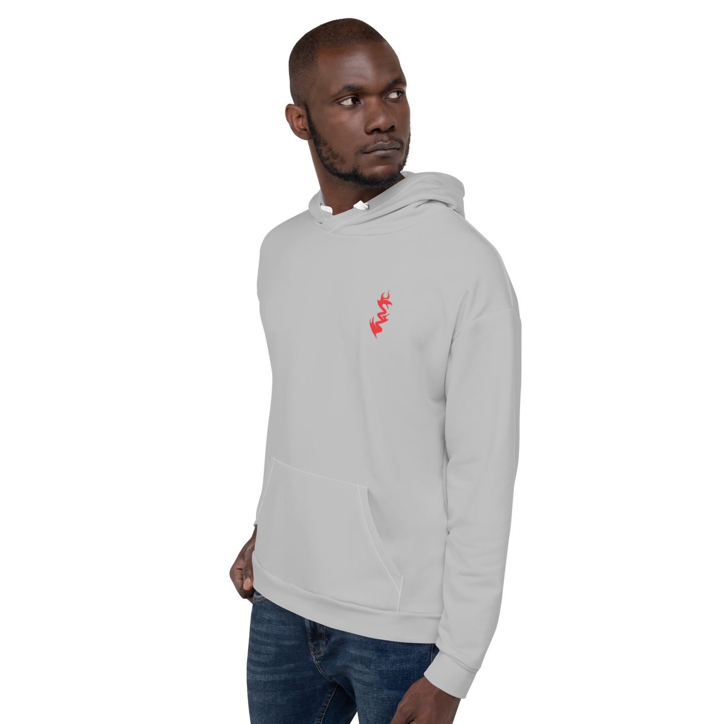 Design 1 // Unisex // Hoodies // Pulli // Grey // Front 1