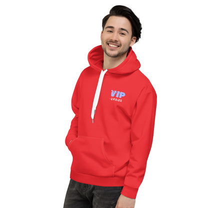 Design 1 // Unisex // Hoodies // Pulli // Red // Front 3