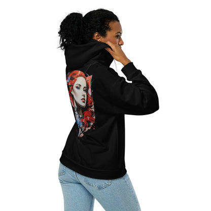 Design 1 // Unisex // Hoodies // Zipper // Black // Front 4 - Viper-Size