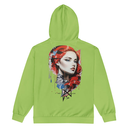 Design 1 // Unisex // Hoodies // Zipper // Green - Viper-Size