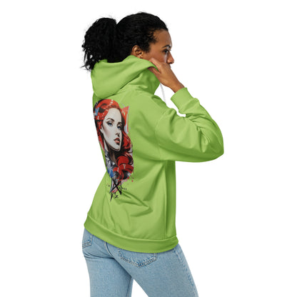 Design 1 // Unisex // Hoodies // Zipper // Green - Viper-Size