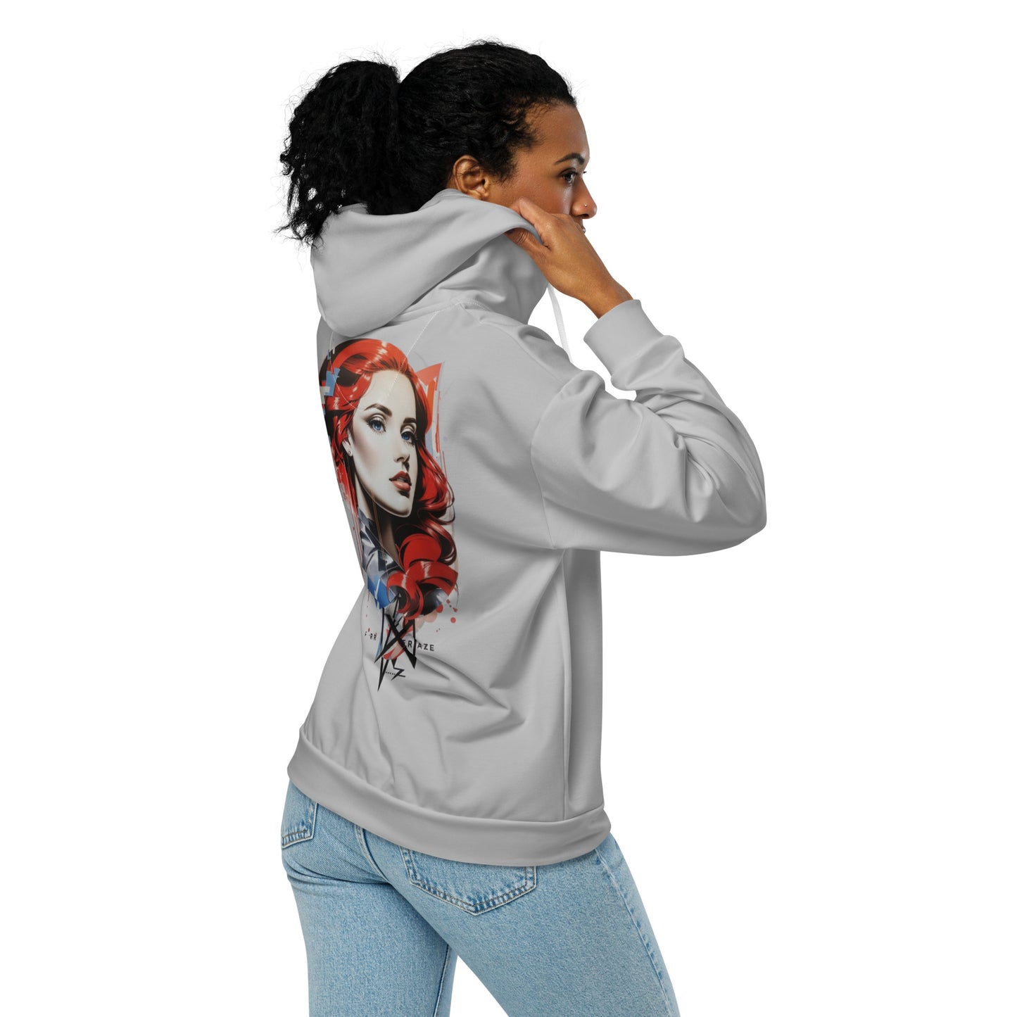 Design 1 // Unisex // Hoodies // Zipper // Grey - Viper-Size