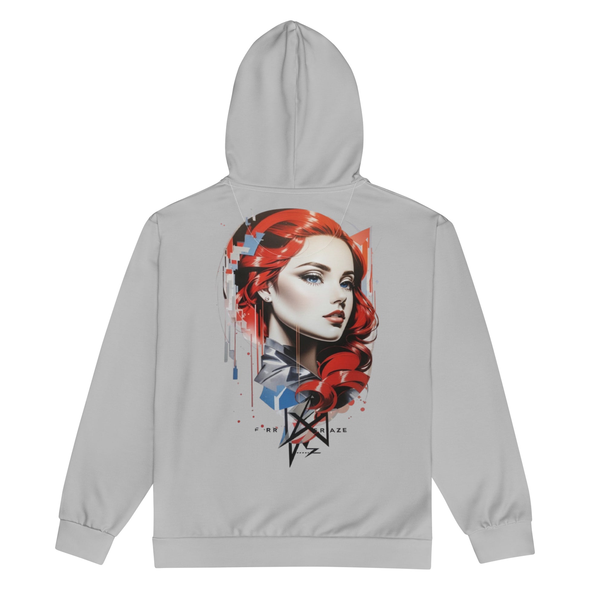 Design 1 // Unisex // Hoodies // Zipper // Grey - Viper-Size