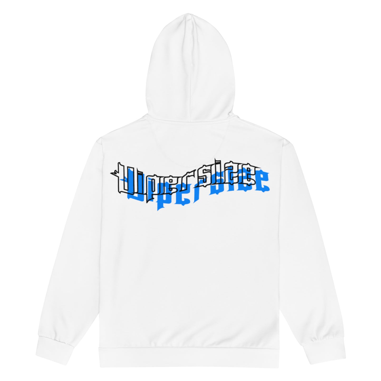 Design 2 // Unisex // Hoodies // Zipper // White // Front 3