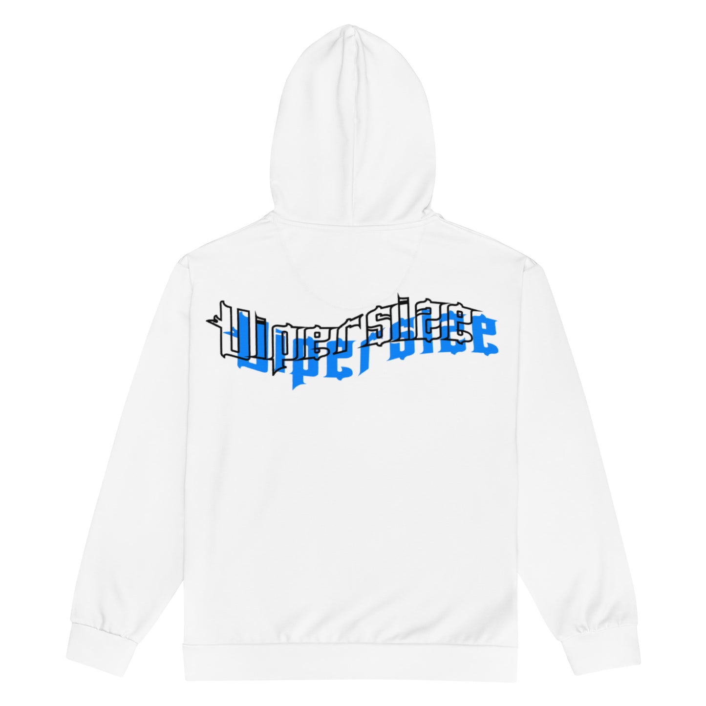 Design 2 // Unisex // Hoodies // Zipper // White // Front 4