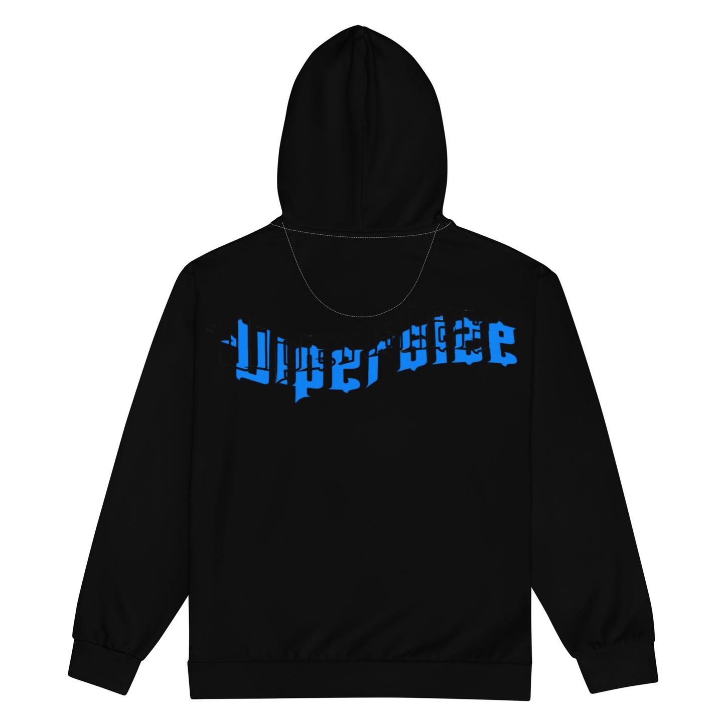 Design 2 // Unisex // Hoodies // Zipper // Black // Front 1